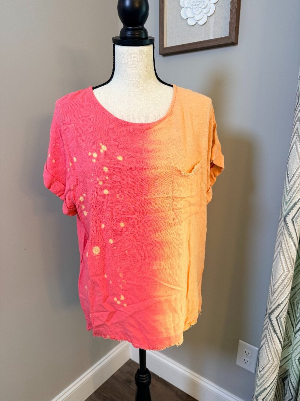 Umgee Linen Cotton Blend Top